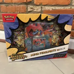 Pokemon Ascended Heroes Mega Feraligatr ex Box & Mega Emboar ex Box Bundle - Image 2