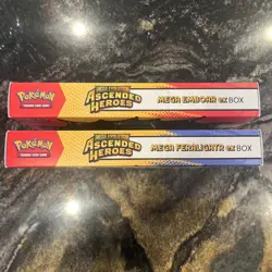 Pokemon Ascended Heroes Mega Feraligatr ex Box & Mega Emboar ex Box Bundle - Image 4