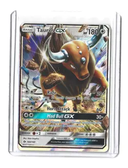 Pokemon TCG - Tauros GX - 100/149 - Ultra Rare - Sun & Moon Base Set - Image 1