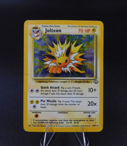 Pokemon TCG Jolteon Jungle 4/64 Holo Unlimited Holo Rare - MP - Image 1