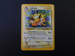 Pokemon TCG Jolteon Jungle 4/64 Holo Unlimited Holo Rare - MP - Image 3