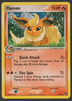 Pokemon POP Series 3 Flareon Jolteon Vaporeon Holo Rare Set Raw LP - Image 3