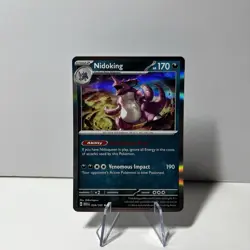 Pokemon TCG Nidoking Scarlet & Violet - 151 034/165 Holo Rare - Image 1