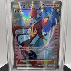 Pokemon Skyla #122 Breakpoint Holo Ultra Rare Trainer Full Art PSA 6 2016 TCG - Image 2