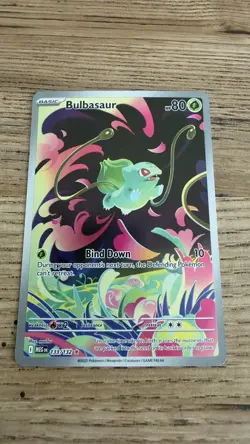 2025 Pokemon Mega Evolution Illustration Rare #133 Bulbasaur - Image 1