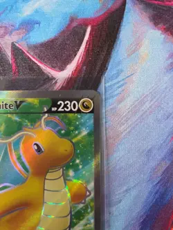 Dragonite V 76 / 78 Pokemon GO 2022 Full Art Holo Ultra Rare NM EN - Image 3
