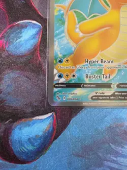 Dragonite V 76 / 78 Pokemon GO 2022 Full Art Holo Ultra Rare NM EN - Image 4