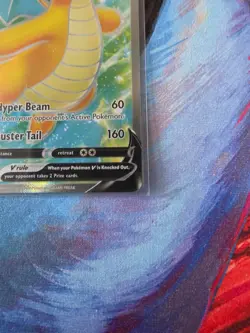 Dragonite V 76 / 78 Pokemon GO 2022 Full Art Holo Ultra Rare NM EN - Image 5