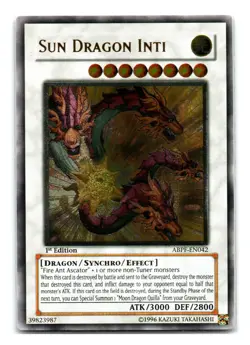 Sun Dragon Inti ABPF-EN042 1st Edition Ultimate Rare NM - Image 1