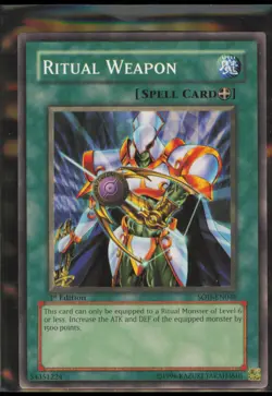 Yugioh Ritual Weapon SOD-EN048 Soul of Duelist 1st Ed Common NM - Image 1