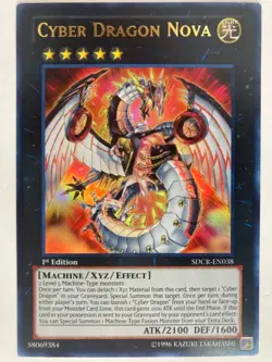 Cyber Dragon Nova - SDCR-EN038 - Ultra Rare - 1st Edition - Image 1