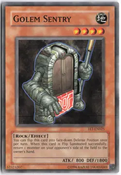 Yugioh - Golem Sentry FET-EN025 Unlimited - Flaming Eternity - Image 1