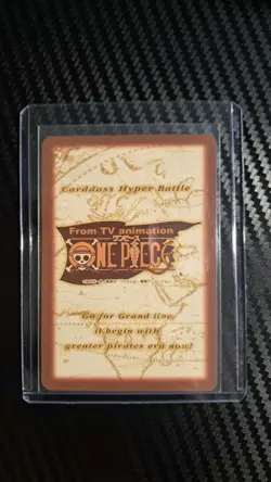 2001 BANDAI One Piece Hyper Battle H33 CHOPPER CREW SCARCE EARLY TCG CARD - Image 2