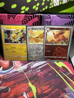 Pokemon Eevee Evolutions Card Set of 9 Pokemon TCG - Image 1