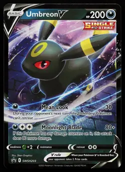 Umbreon V SWSH203 Holo Sword & Shield Promo Pokemon Card - Image 1