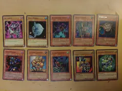 *Lot of 10 yugioh cards* Great Condition Rare Card Included - Image 1