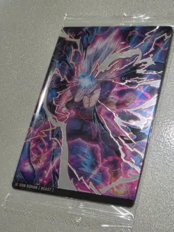 Dragon Ball Super Itajaga 3-01 SR Son Gohan (Beast) Plastic Trading Card New - Image 2