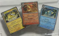 Pokemon Flareon Vaporeon Jolteon SVP 167 168 169 Prismatic Evolutions Promo Card - Image 1