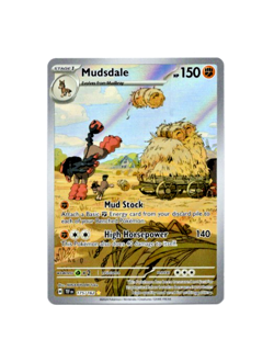 Pokemon Temporal Forces MUDSDALE 175/162 Illustration Rare Card MINT-NM - Image 1