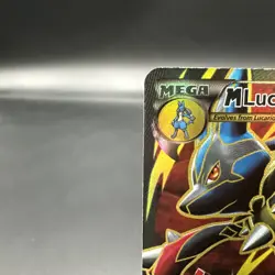 NM Pokemon TCG M Lucario EX Holo Full Art Ultra Rare Card 55a/111 - Image 2