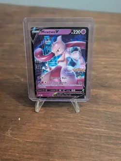 Pokemon Mewtwo V Full Art Ultra Rare Holo Card Pokemon GO SWSH223 220 HP - Image 3