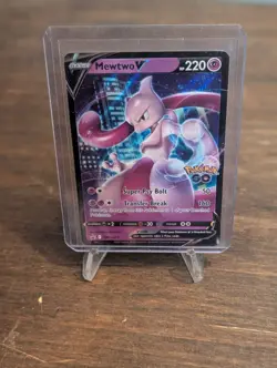 Pokemon Mewtwo V Full Art Ultra Rare Holo Card Pokemon GO SWSH223 220 HP - Image 4