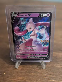 Pokemon Mewtwo V Full Art Ultra Rare Holo Card Pokemon GO SWSH223 220 HP - Image 5