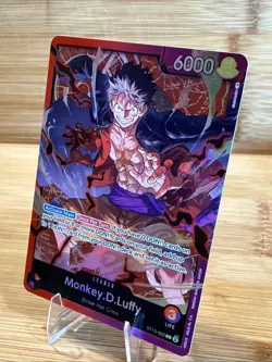 One Piece TCG: Monkey D. Luffy - The Three Captains ✨ Foil Leader Card✨ST10-002 - Image 3
