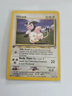 Pokemon Card - Miltank 1st Edition Neo Genesis 41/111 Uncommon-LP - Image 1