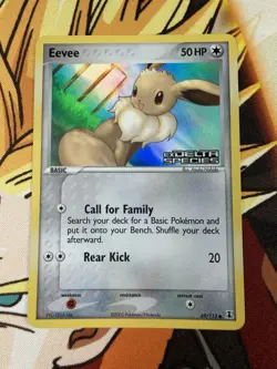 Eevee 69/113 EX Delta Species Reverse Holo Pokemon TCG Card 2005 English - Image 1