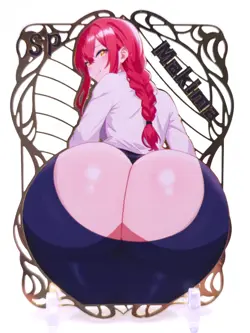 Goddess Story - Gold Metal Waifu Card - Makima - Randomized Number/100 - Image 1