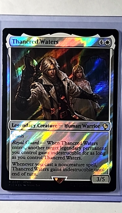 MTG Magic The Gathering FIC Final Fantasy Commander Surge Foil Thancred Waters - Image 1