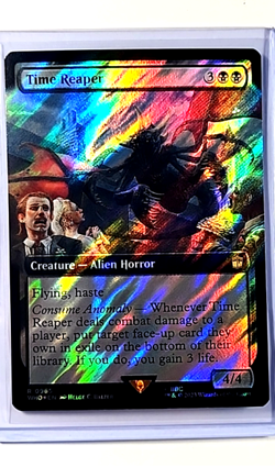 2023 MTG Magic the Gathering WHO Doctor Who Surge Foil #965 Time Reaper - Image 1
