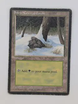 Snow-Covered Forest - HP - Ice Age - MTG - Image 1