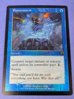 MTG: Modern Horizons 3: Flusterstorm Buy-a-Box Promo Foil #496 Promo - NM - Image 1