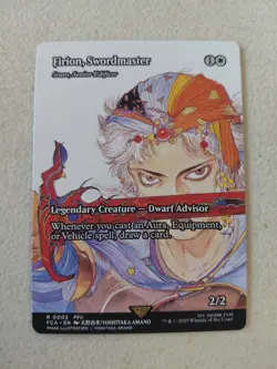 Firion, Swordmaster - Sram, Senior Edificer (Showcase) Final Fantasy MTG #89 - Image 1