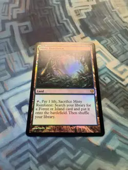 MTG Foil Misty Rainforest NM-/EX+ Zendikar - Image 2