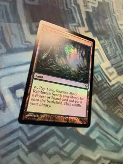 MTG Foil Misty Rainforest NM-/EX+ Zendikar - Image 5