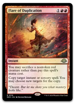 Flare of Duplication #119 (Foil) (NM) Modern Horizons 3 MH3 Magic MTG - Image 1