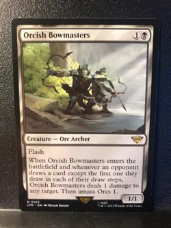 MTG Orcish Bowmaster: the Lord of the Rings: Tales of Middle-Earth - Image 1