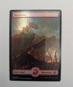 MTG NM Mountain 285 Basic Land [The Brothers' War] NM - Image 1