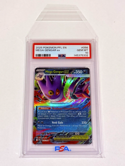 Pokemon Phantasmal Flames - Mega Gengar ex Double Rare Holofoil #056/094 PSA 10 - Image 3