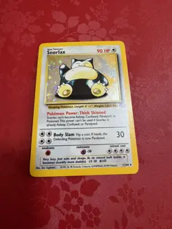 Pokemon Snorlax Jungle 11/64 Holo Rare Holo Unlimited 90 HP English LP - MP - Image 1