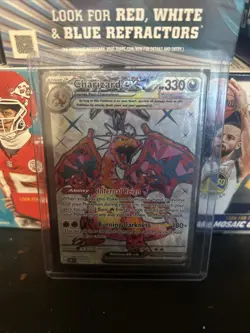 Pokemon TCG Sv03: Obsidian Flames Charizard EX Ultra Rare Holo English 215/197 - Image 1