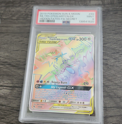 Pokemon Moltres Zapdos Articuno GX TAG TEAM Secret Rare Holo 69/68 PSA 9 - Image 1