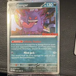 Pokemon Gengar GameStop Promo Holo Card 050/088 English Perfect Order - Image 1