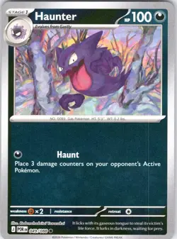 HAUNTER 049/088 PERFECT ORDER POKEMON REVERSE HOLO NM/M - Image 1
