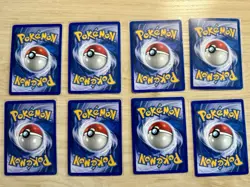 1999 Pokemon Base Set Unlimited WOTC Water Lot (8) – MP + 1 HP - Image 2
