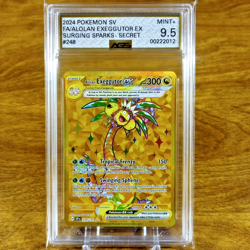 Pokemon Surging Sparks Alolan Exeggutor EX 248/191 AGS Mint+ 9.5 Holo Rare 2024 - Image 1