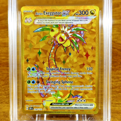 Pokemon Surging Sparks Alolan Exeggutor EX 248/191 AGS Mint+ 9.5 Holo Rare 2024 - Image 2